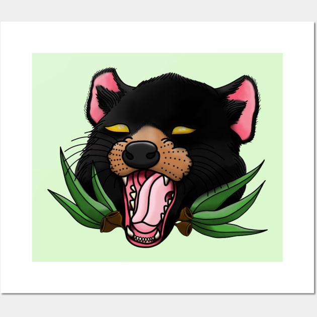 Tasmanian Devil Wall Art by Tanisha Vidale